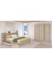 58 aufm Kessel SCHLAFZIMMER-SET 3-tlg. Parisot Escale 28 Holzdekor Japanische Eiche