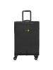D&N Travel Line 9704 - 4-Rollen-Trolley M 68 cm erw. (dark red) in schwarz