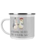 Mr. & Mrs. Panda Kaffeetasse Verlobung Schritt mit Spruch in Heather Grey