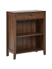 Beliani Sideboard WALKERSTON in Braun - (W) 66 x (H) 80 x (L) 30 cm