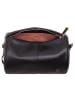 DuDu Abigail Umhängetasche Leder 19.5 cm in schwarz