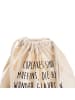 Mr. & Mrs. Panda Drawstring Bag Cupcake mit Spruch in Creme
