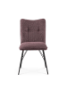 B&D Home 2er-Set: Esszimmerstuhl NELE in Merlot - (B)49 x (H)85 x (T)61,5 cm
