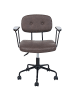 Beliani Bürostuhl ALGERITA in Braun - (W) 62 x (H) 77 x (L) 62 cm