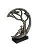GILDE Skulptur Daydreamer bronzefarben - (H) 32 cm