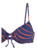 Buffalo Bügel-Bikini-Top in blau-orange