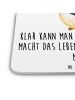 Mr. & Mrs. Panda Untersetzer Pinguin Diät mit Spruch in Weiß
