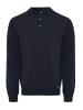 Threadbare Langarm-Polo Luke in Navy