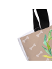 Mr. & Mrs. Panda Strandtasche Hund Blumen mit Spruch in Hundeglück
