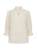 Co'couture Top AilaCC Frill SS V in Off white