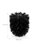 relaxdays 18x WC-Bürstenkopf in Schwarz - 12 mm Gewinde