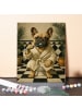 ARTNANAS DIY Malen nach Zahlen Set-"Morgenroutine des Bulldogs"