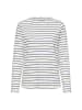 Camel Active Langarm-T-Shirt aus reiner Baumwolle in Indigoblau