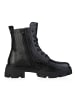 VAN HILL Plateau Boots Emma in Schwarz Kroko