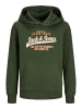 JACK & JONES Junior Kapuzensweatshirt JJELOGO SWEAT HOOD JNR in kombu green