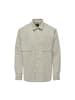 Only&Sons Langarmhemd in Silver Lining
