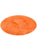 Pergamon Hochflor-Teppich Melia Rund in orange
