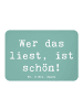 Mr. & Mrs. Panda Pinnwand Magnet Spruch Freude Schön mit Spruch in Meeresbrise