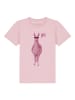 wat? Apparel T-Shirt Lama sagt Hi in Rosa