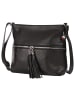 Florence Florence Umhängetasche Leder schwarz ca. 30cm