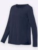 Sieh an! Baumwollpullover in marine