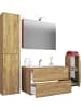 ebuy24 Spiegelschrank Badinos Eiche Dekor 146 x 46 cm