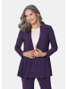 GOLDNER Jersey-Longjacke Leichte Shirtjacke lila mit Stretch in amethyst