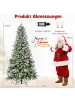 COSTWAY 225 cm Künstlicher Weihnachtsbaum mit Beleuchtung in Grün