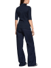 MARC CAIN SPORTS  Basic-Shirt aus Baumwollstretch in Navy