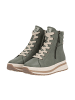 rieker Castor-High-Top-Sneaker aus Leder Grün