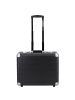 Alumaxx 2-Rollen Businesstrolley Aluminium Laptopfach 37 cm schwarz matt