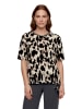 Betty Barclay Casual-Shirt mit Gummizug in Beige/Schwarz