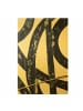 WALLART Leinwandbild Gold - Onyx Gold in Blau