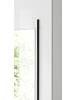 Furn.Design Schuhschrank weiß Hochglanz 50 x 200 cm, Garderobenschrank mit Spiegel