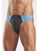 LE JOGGER Slip in grau-blau