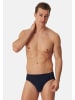 Schiesser Mini Slip / Unterhose Cotton Essential in Dunkelblau