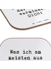 Mr. & Mrs. Panda Untersetzer für Gläser Spruch Heimweh Dich mit ... in Weiß