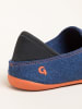 Gottstein Hausschuh Wool Slip-On in midnight/orange