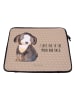 Mr. & Mrs. Panda Notebook Tasche Hund Entspannen mit Spruch in Hundeglück