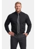 Men Plus Hemd in schwarz