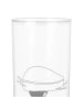 Mr. & Mrs. Panda Wasserglas Avocado Yoga ohne Spruch in Transparent