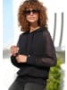 LASCANA Kapuzensweatshirt in schwarz
