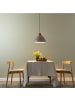 Brilliant Erena Pendelleuchte 38cm taupe Metall/Holz 1x A60, E27, 60 W, Geeign