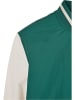 STARTER College-Jacken in darkfreshgreen/palewhite