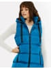 Threadbare Steppweste THB Vinyard Sporty Gilet in blue
