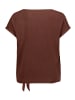 Betty Barclay Halbarm-Shirt mit Schleifenknoten in Light Maroon