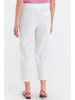 b.young Sweathose BYDANTA CROP JOGGER - 20809933  Stoffhose mit Kordeln in Weiß