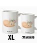 Mr. & Mrs. Panda Tasse Wüstenfuchs Blumen ohne Spruch in Weiß