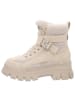 Buffalo Schnürstiefelette in beige
