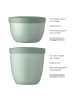 Mepal 2er Set Snackpots Ellipse in 350 & 500 ml in Nordic Blue
